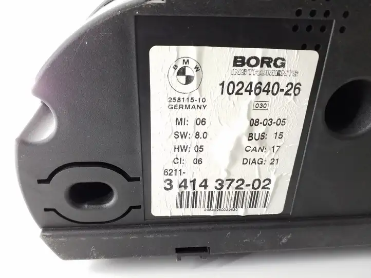 BMW X3 E83 (2003 - 2010)  341437202 Спидометр (приборный щиток)