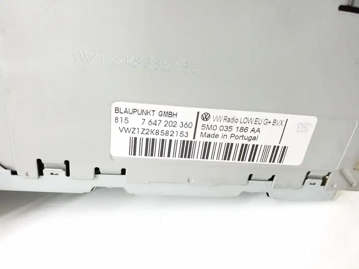Volkswagen Golf Plus (2008 - 2014) 5M0035186AA Магнитола / мультимедийная система — фото 4