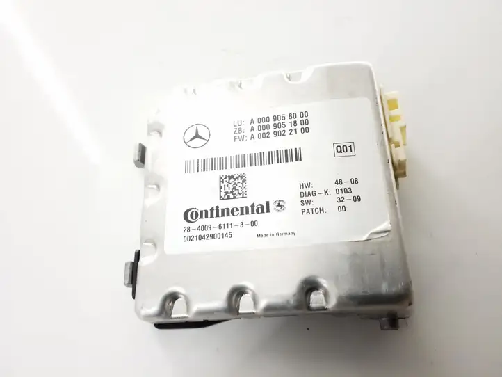Mercedes-Benz E W212 (2009 - 2016) A0009058000 Камера в лобовом стекле — фото 2