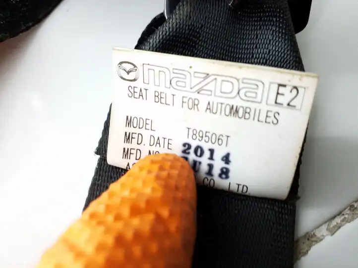 Mazda 3 II (2013 - 2017) T89506T Задний ремень безопасности — фото 3