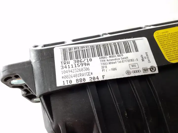 Volkswagen Touran I (2003 - 2010)  1T0880204F Подушка безопастности пассажира