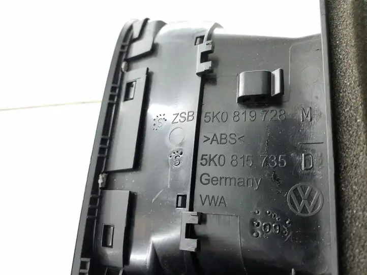Volkswagen Golf VI (2009 - 2013) 5K0819728 Центральный воздушный дефлектор — фото 3