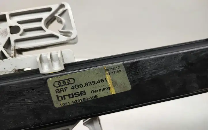 Audi A6 C7 (2011 - 2014) 4G0839461 Стеклоподъемник задней двери без мотора — фото 2