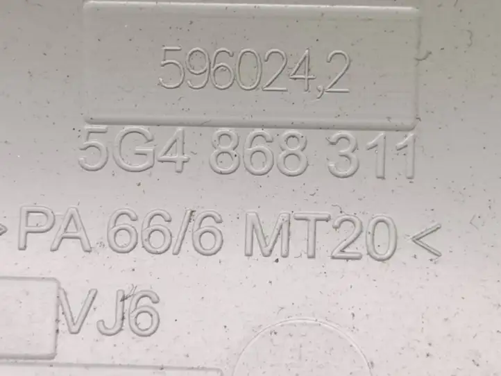 Volkswagen Golf VII (2013 - 2019) 5G4867243a Верхняя обшивка стойки B — фото 4