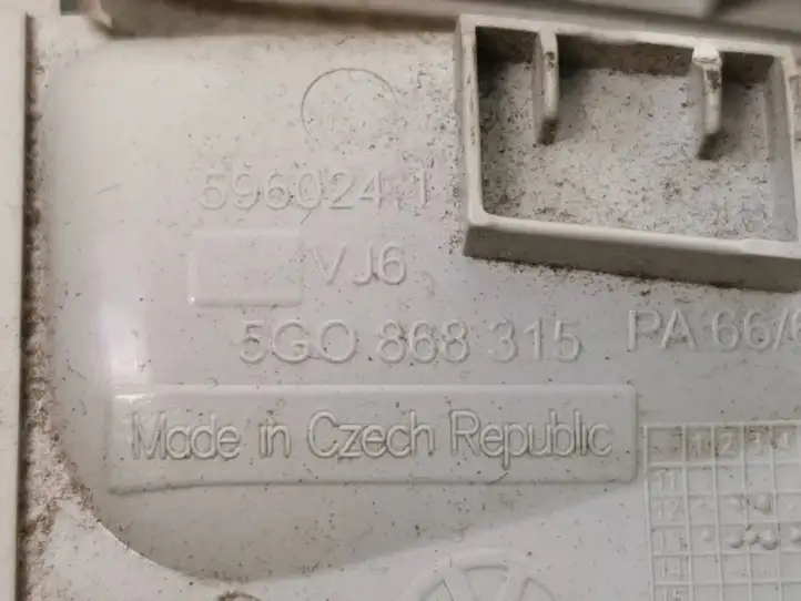 Volkswagen Golf VII (2013 - 2019) 5G4867243a Верхняя обшивка стойки B — фото 5