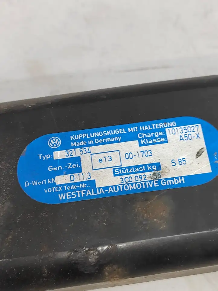 Volkswagen PASSAT B6 (2005 - 2010) 3C0092155 Комплект буксировочного крюка — фото 9