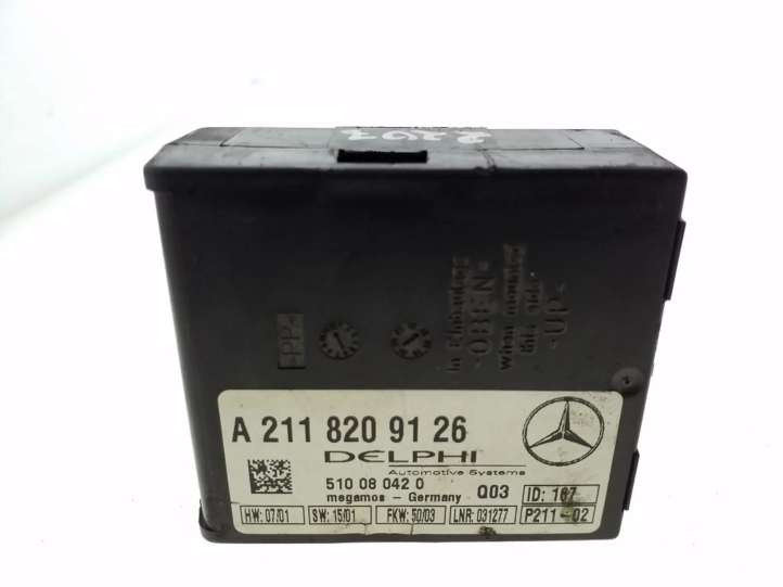 A2118209126 Mercedes-Benz C W203 Signalizacijos valdymo blokas