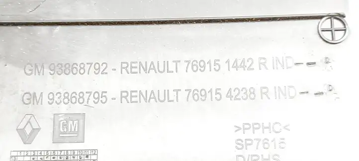 Renault Trafic III (X82) (2014 - ) 93868792 Нижняя обшивка стойки B — фото 3