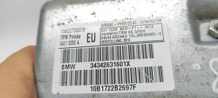 BMW X3 E83 (2003 - 2010) 34342631601X Подушка безопасности двери — фото 3