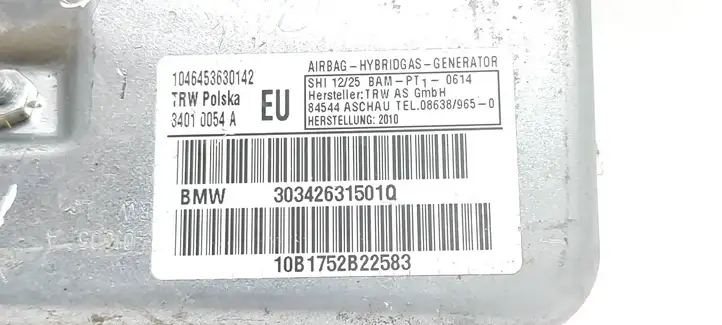 BMW X3 E83 (2003 - 2010) 30342631501Q Подушка безопасности двери — фото 4
