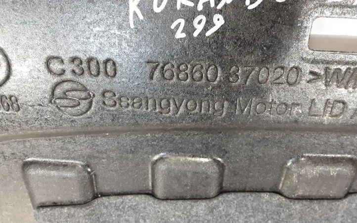 SsangYong Korando (2017 - ) Пол багажника — фото 3