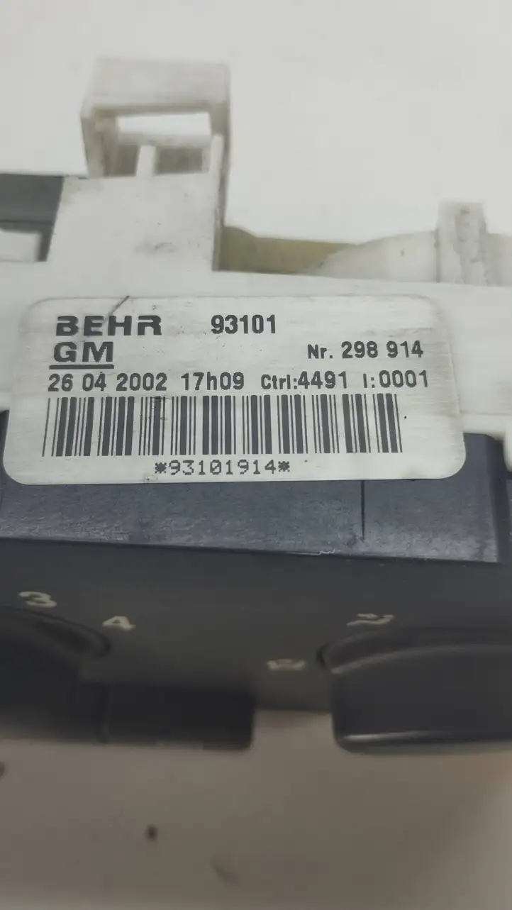 Opel Zafira B (2003 - 2006) 93101 Блок управления климат-контролем — фото 3