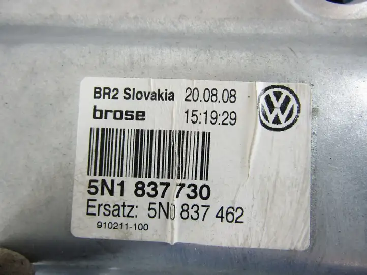 Volkswagen Tiguan (2007 - 2011) Стеклоподъемник передней двери (без мотора) — фото 2