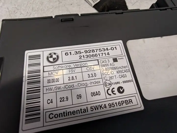 BMW X5 E70 (2006 - 2013) 61359287534 Блок иммобилайзера — фото 5