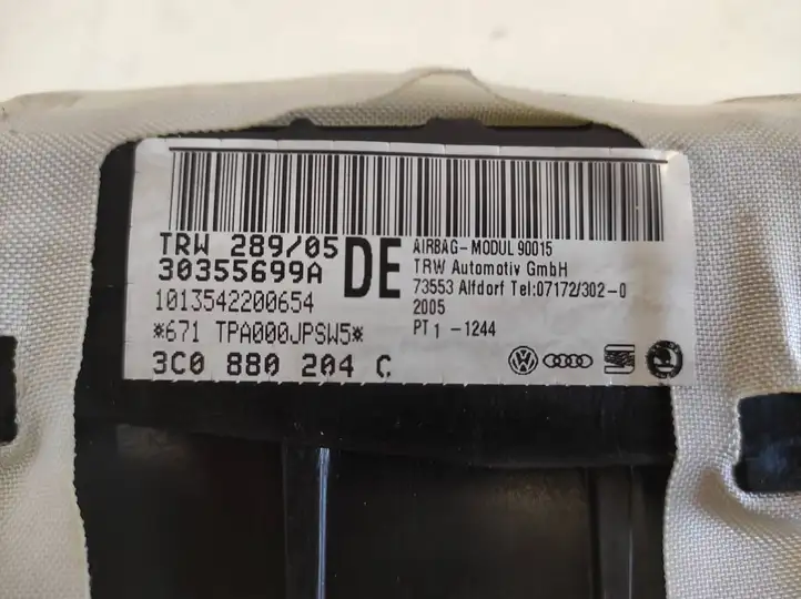 Volkswagen PASSAT B6 (2005 - 2010) 3C0880204C Подушка безопасности пассажира — фото 3