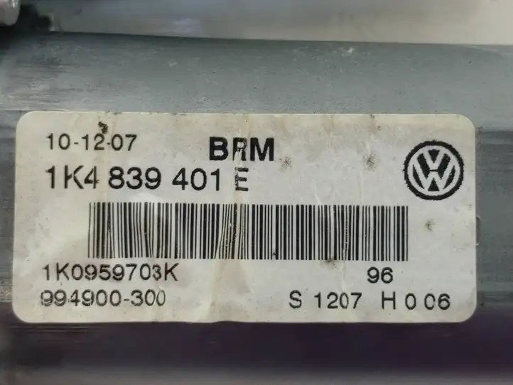 Volkswagen Golf V (2003 - 2009) 1K4839401E Стеклоподъемник задней двери — фото 6