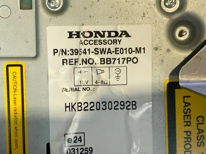 Honda CR-V (2006 - 2009) 39541SWAE010M1 Магнитола / мультимедийная система — фото 3