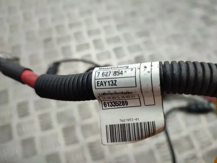 Mini One Cooper Coupe R56 (2004 - 2014) 7627854 Плюсовой провод аккумулятора — фото 4