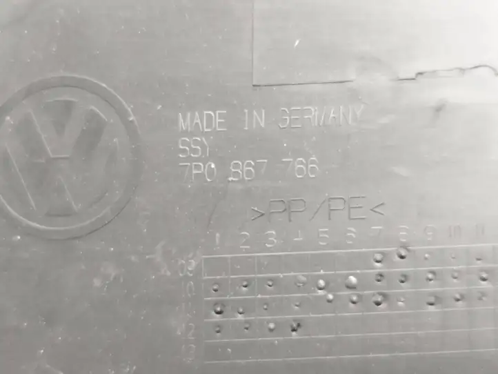 Volkswagen Touareg II (2010 - 2018) 7P0867766 Обшивка стойки C — фото 3