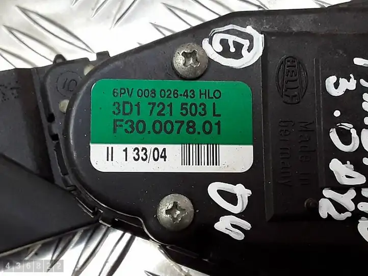 Volkswagen Phaeton (2002 - 2008)  3D1721503L Педаль акселератора