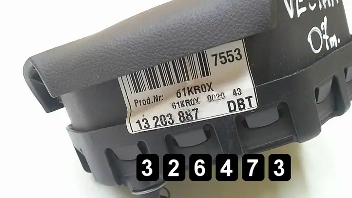 Opel Vectra C (2005 - 2009) 13203887 Подушка безопасности руля — фото 4