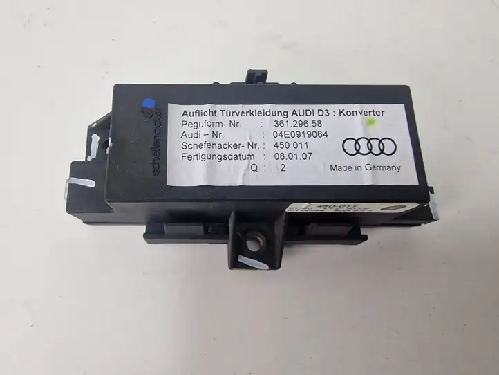 Audi A8 S8 D3 4E (2005 - 2007) 04E0919064 Блок управления дверью — фото 1