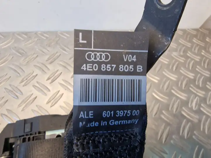 Audi A8 S8 D3 4E (2005 - 2007) 4E0857805B Задний ремень безопасности — фото 2