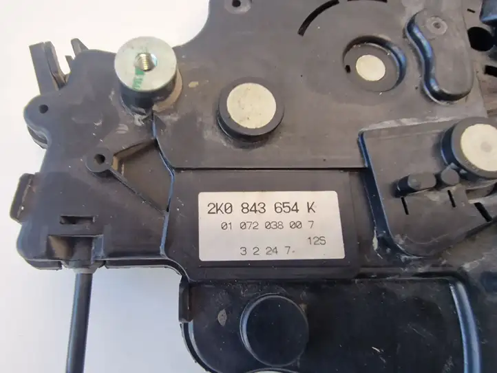 Volkswagen Caddy (2004 - 2010) 2K0843654K Замок раздвижной двери — фото 4