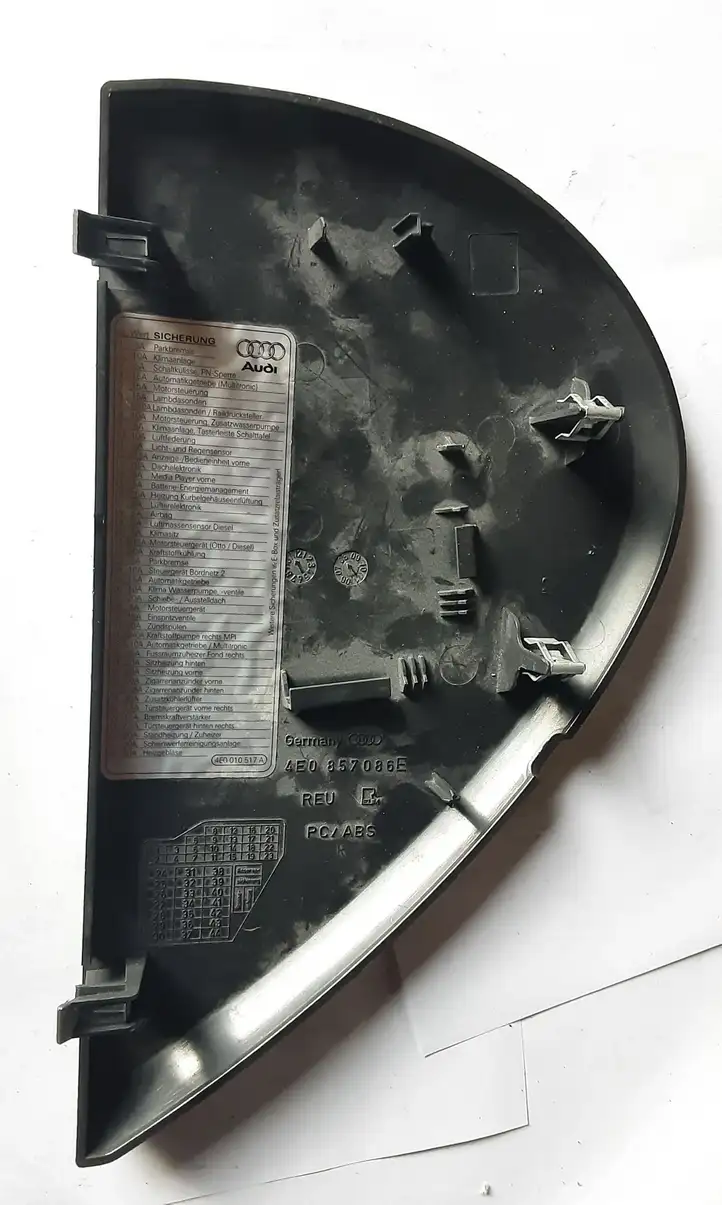 Audi A8 S8 D3 4E (2005 - 2007) 4E0857086E Боковая отделка панели приборов — фото 2