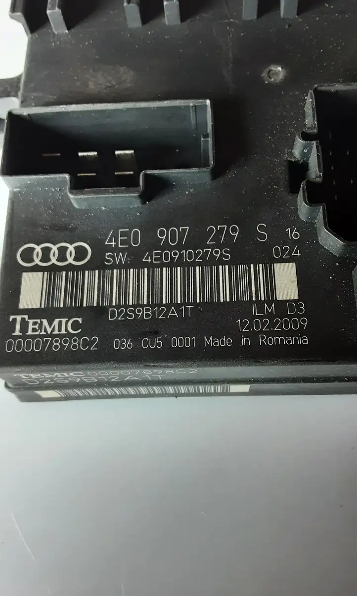 Audi A8 S8 D3 4E (2005 - 2007) 4E0907279S Модуль комфорта — фото 4