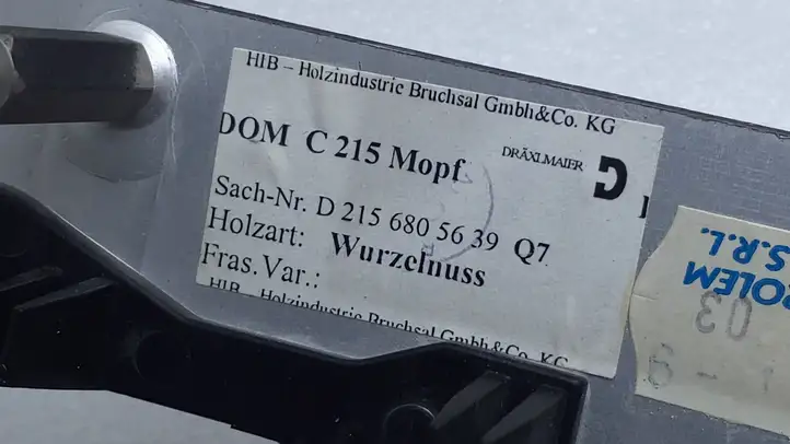 Mercedes-Benz CL C215 (2000 - 2006) 2156805639 Комплект отделки дверей — фото 12