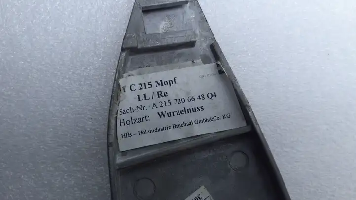 Mercedes-Benz CL C215 (2000 - 2006) 2156805639 Комплект отделки дверей — фото 29