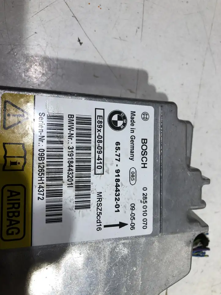 BMW 3 E90 E91 (2005 - 2012)  9184432 Блок управления надувных подушек