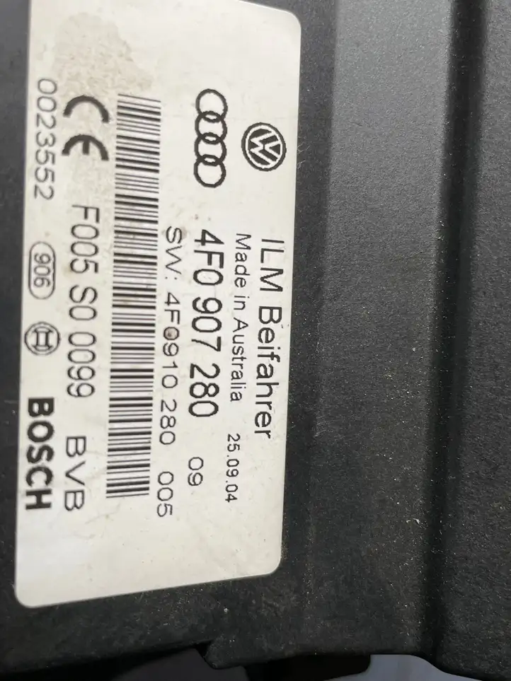 Audi A6 S6 C6 4F (2004 - 2008) 4F0907280 Блок управления аккумулятором — фото 3
