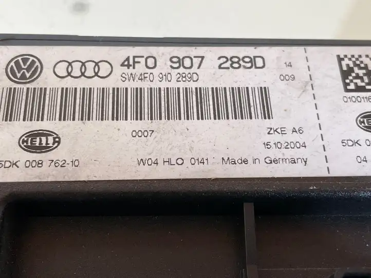 Audi A6 S6 C6 4F (2004 - 2008) 4F0907289D Модуль комфорта — фото 3