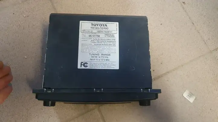 Toyota Corolla Verso AR10 (2004 - 2009) 8612052490 Магнитола / мультимедийная система — фото 4