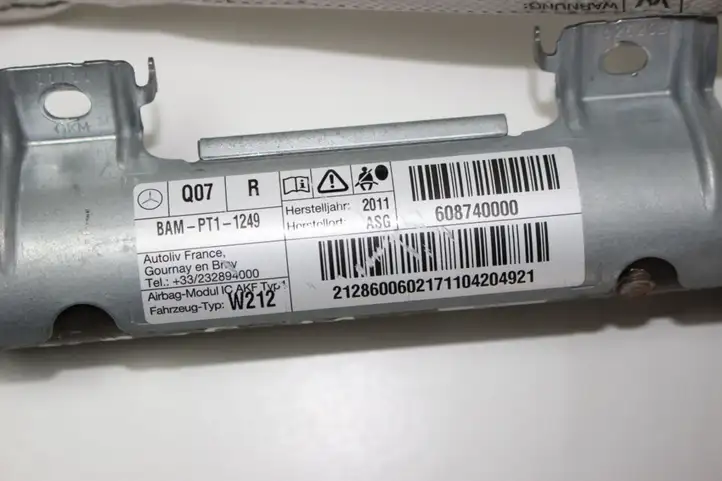 Mercedes-Benz E W212 (2009 - 2016)  A2128600602 Боковая подушка безопастности( (крыша)