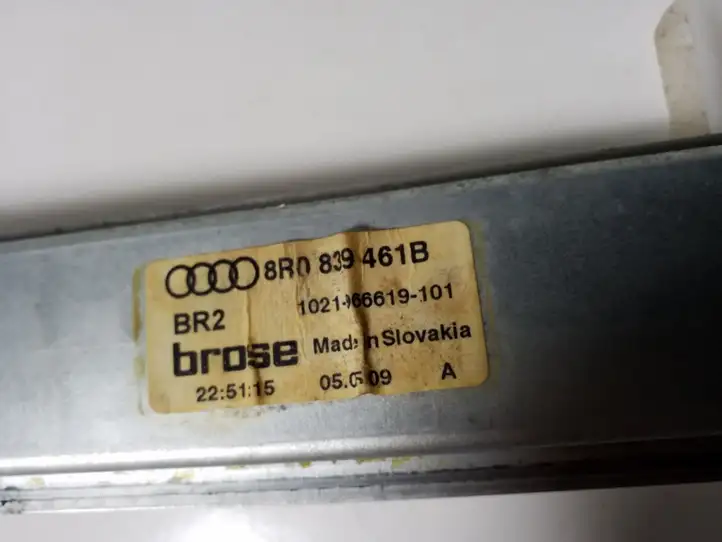 Audi Q5 SQ5 (2008 - 2012) 8R0839461B Стеклоподъемник задней двери без мотора — фото 2