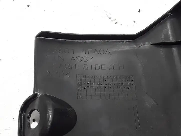 Nissan Qashqai (2013 - 2017)  669014EA0A Отделка переднего порога (внутренняя)