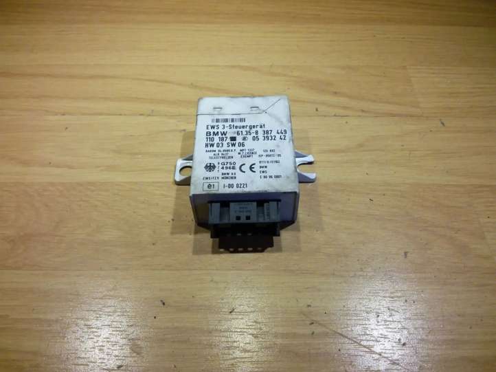 61358387449 BMW 5 E60 E61 Imobilaizerio valdymo blokas