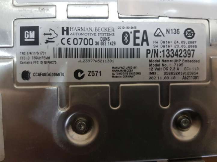 13342397 Opel Insignia A Telefono valdymo blokas