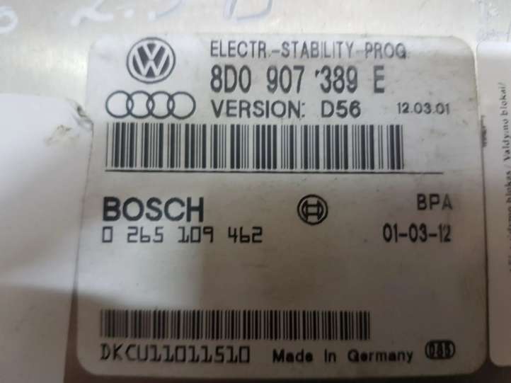 8D0907389E Audi A6 S6 C5 4B ABS valdymo blokas