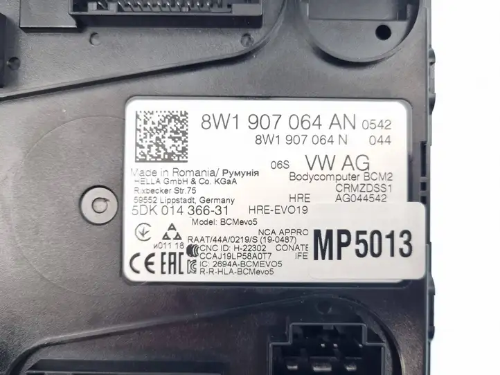 Audi A4 S4 B9 (2015 - 2019) 8W1907064AN Модуль комфорта — фото 4