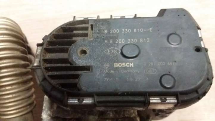 0281002681 Nissan Qashqai Droselinė sklendė