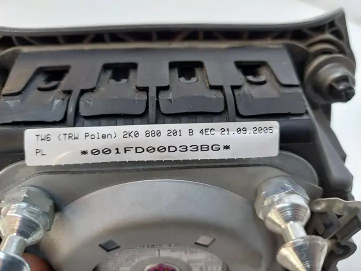 Volkswagen Caddy (2004 - 2010) 2K0880201B Подушка безопасности руля — фото 3