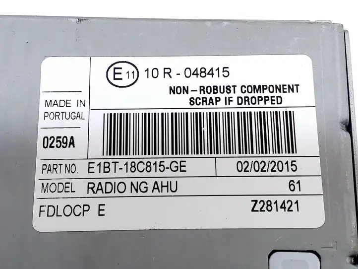Ford Fiesta (2013 - 2017) E1BT18C815GE Магнитола / мультимедийная система — фото 4