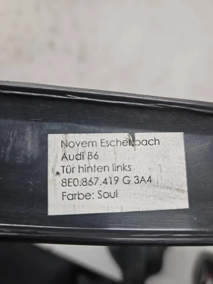 Audi A4 S4 B6 8E 8H (2000 - 2006) 8E0867419G Обшивка задней двери — фото 4