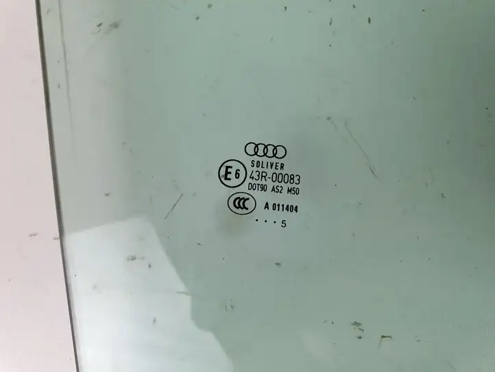 Audi A6 S6 C6 4F (2004 - 2008) Стекло передней двери — фото 3