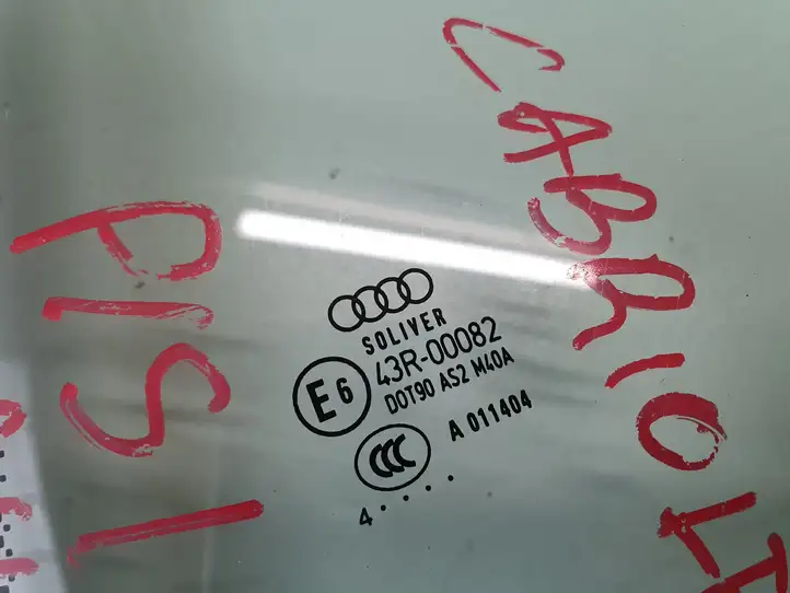 Audi A4 S4 B6 8E 8H (2000 - 2006) Заднее боковое стекло — фото 6