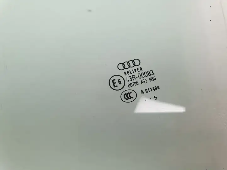Audi A6 S6 C6 4F (2004 - 2008) Стекло передней двери — фото 3